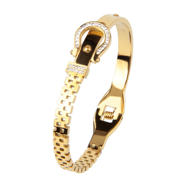 Forever Love Lock Hinge Bracelet - Cabida Jewelry