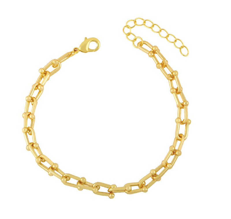 Horseshoe Chain Bracelet