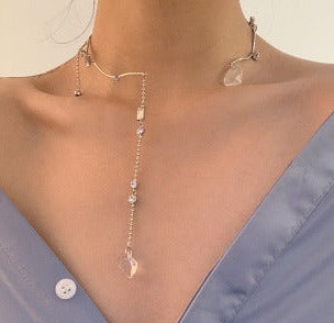 Long Tassel Collar Necklace