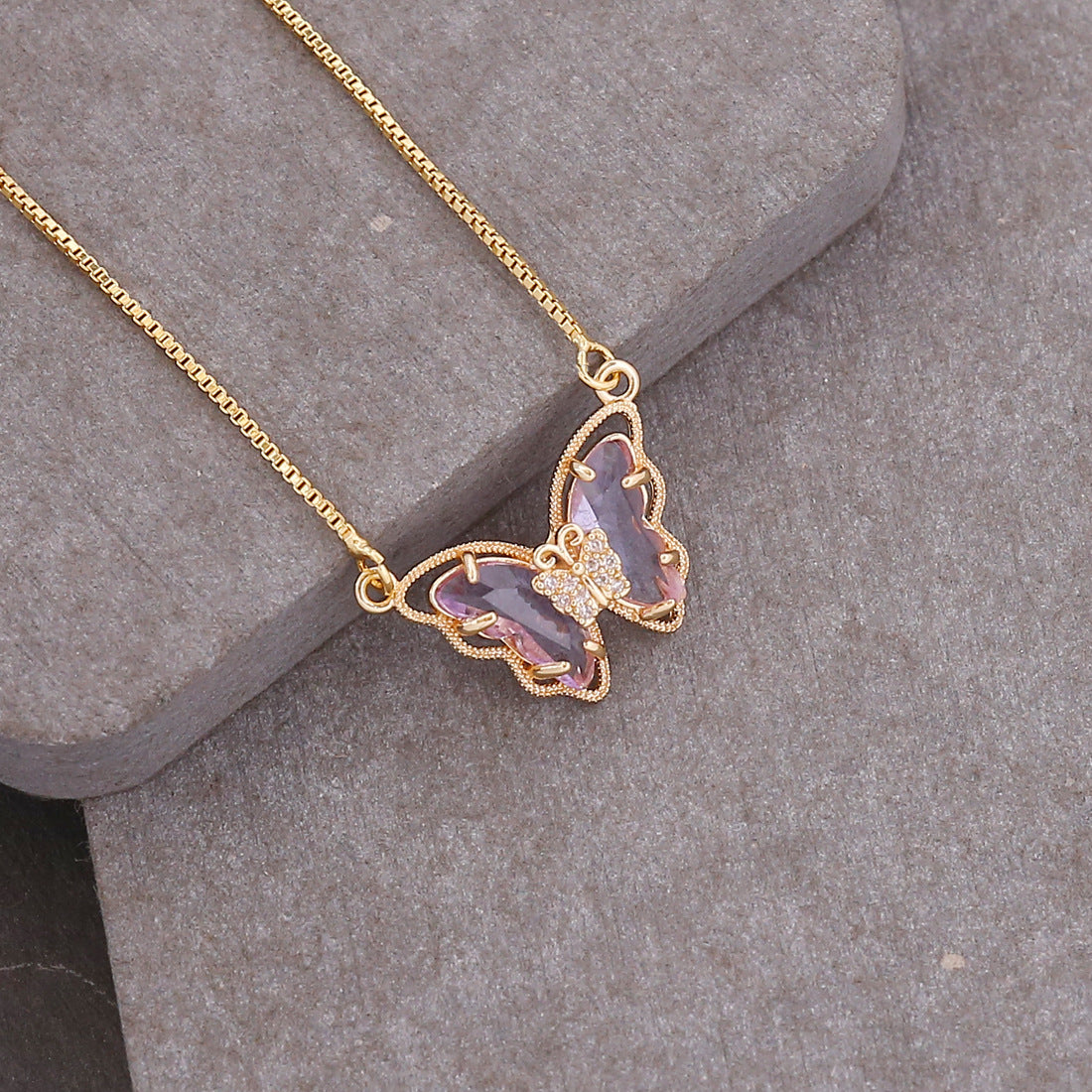 Trendy Butterfly Necklace For Women Gold| Alibaba.com